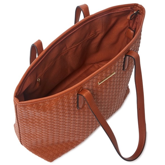 Time and Tru Women's 3-Piece Handbag Set Woven Cognac
Color: Cognac Woven Brown - Picture 4 of 8